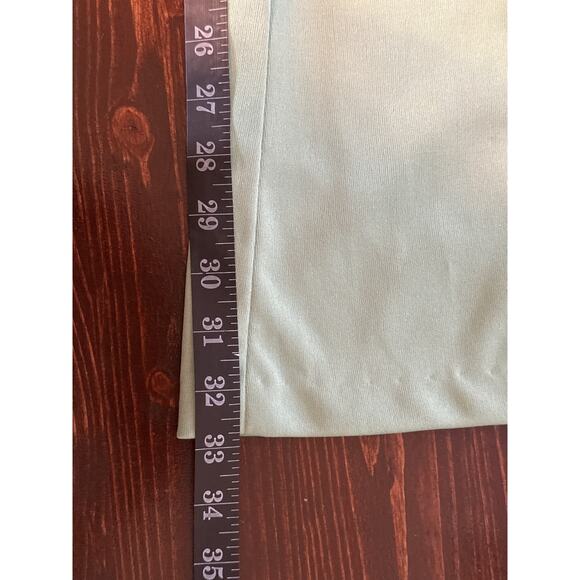 ESTINO VTG 60/70’s Disco Retro Lime Embroidered Flowers Flare Leg Jumpsuit 13/14 - Picture 15 of 16